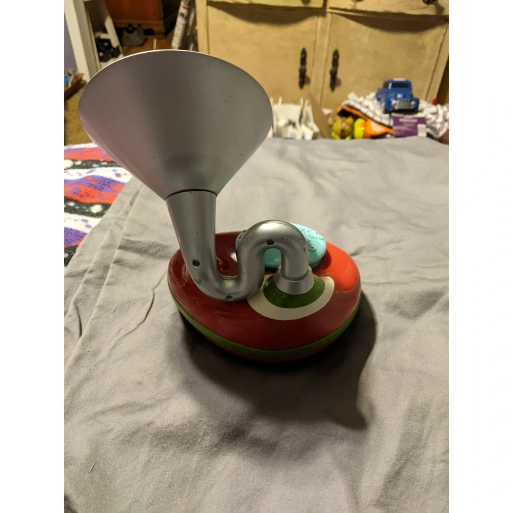 Hallmark Lets Dance Like An Elf Christmas Music Sound Gramophone 2014 Red TESTED